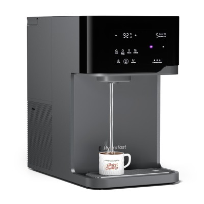 Hydrofast C300 RO Purificateur d'eau de comptoir, distributeur d'eau glacée et pétillante, filtration en 6 étapes