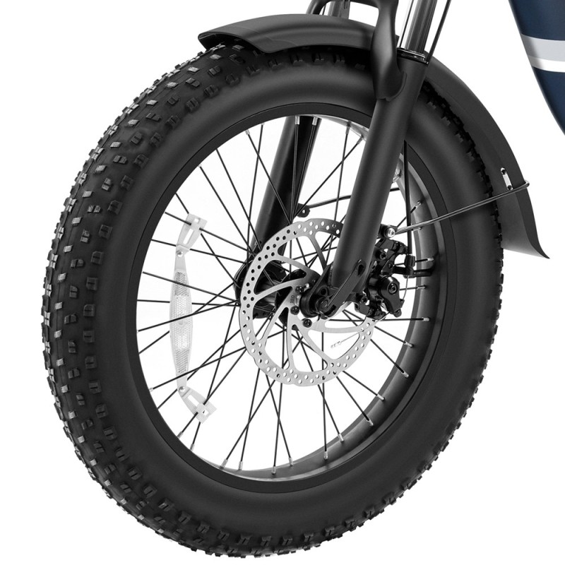 Touroll S2 Vélo électrique pliant 20" | Pneus larges | Autonomie 150 km