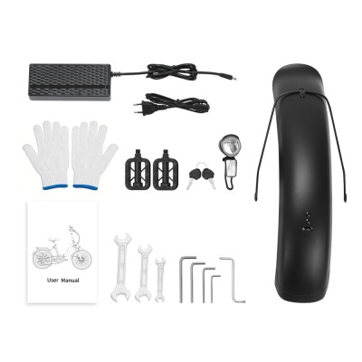 Touroll S2 Vélo électrique pliant 20" | Pneus larges | Autonomie 150 km