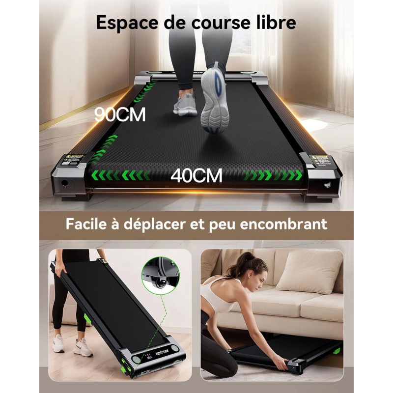Akluer 480L-A Tapis de marche de bureau ajustable–Performance & confort