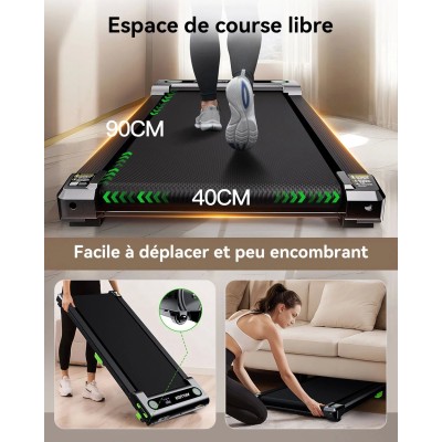 Akluer 480L-A Tapis de marche de bureau ajustable–Performance & confort