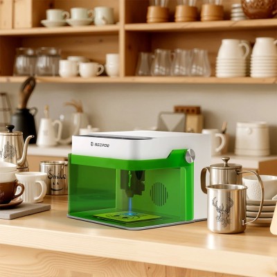 Mecpow M1 5W Graveur Laser de Bureau Certifié FDA Class1 Précision 0.01mm 300+ Matériaux Débutants Portable