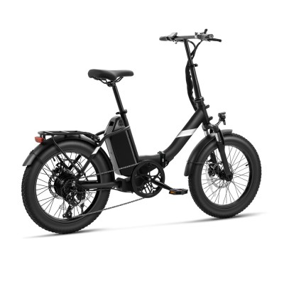 Touroll S3 : Vélo Électrique Tout-Terrain Pliable 20", Fat Bike 450W, 65km