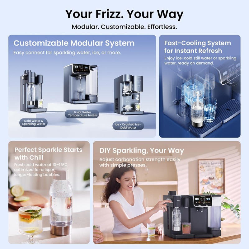 Machine à eau pétillante froide JIMMY Matrix S9