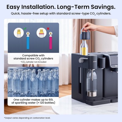 Machine à eau pétillante froide JIMMY Matrix S9