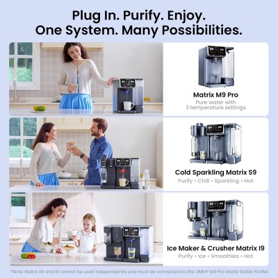 Machine à eau pétillante froide JIMMY Matrix S9