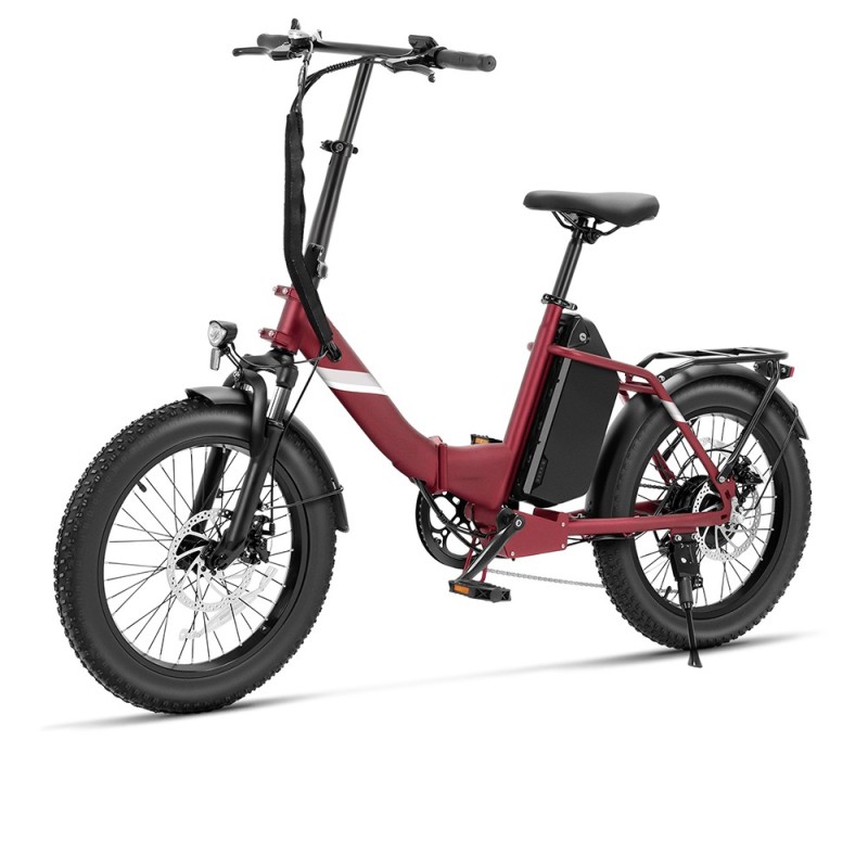 Touroll S3 Pro Vélo Électrique Pliant Fat Bike | 195km Autonomie, 750W