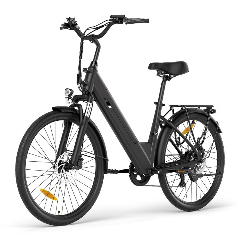 Touroll J2 ST Pro Vélo de Ville Électrique | 250W, 100 km, Noir