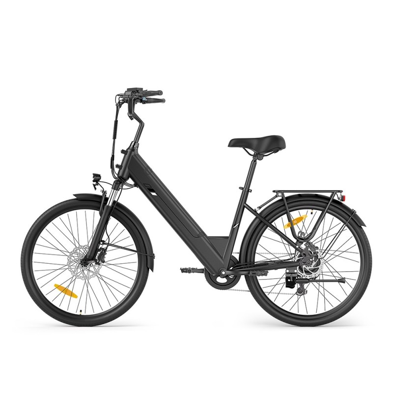Touroll J2 ST Pro Vélo de Ville Électrique | 250W, 100 km, Noir