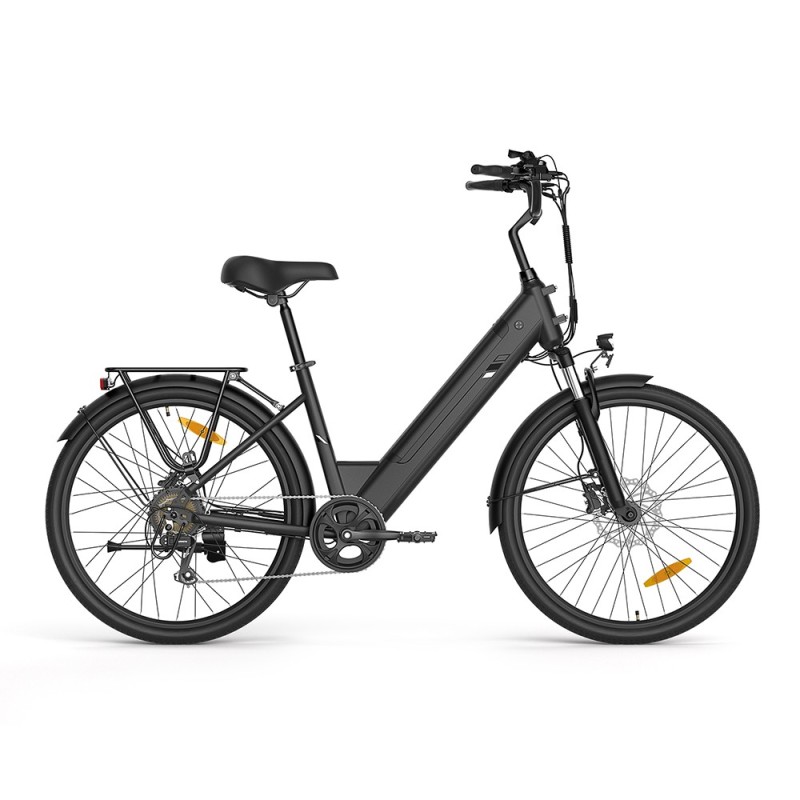 Touroll J2 ST Pro Vélo de Ville Électrique | 250W, 100 km, Noir