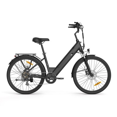 Touroll J2 ST Pro Vélo de Ville Électrique | 250W, 100 km, Noir