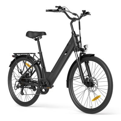 Touroll J2 ST Pro Vélo de Ville Électrique | 250W, 100 km, Noir