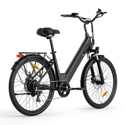 Touroll J2 ST Pro Vélo de Ville Électrique | 250W, 100 km, Noir