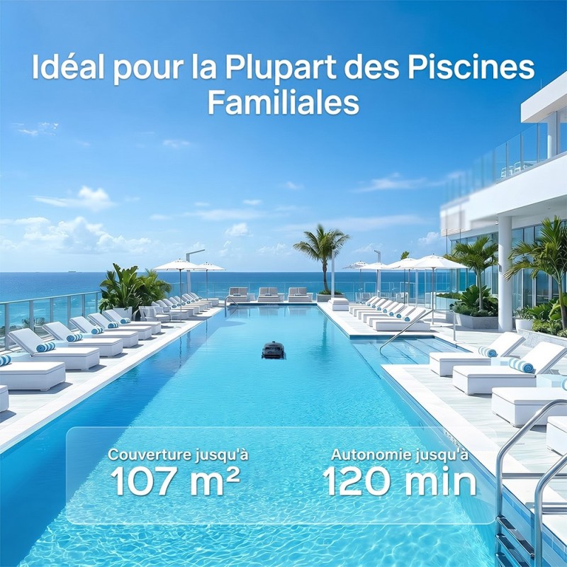 WYBOT B1 Robot de Piscine Sans Fil Connecté