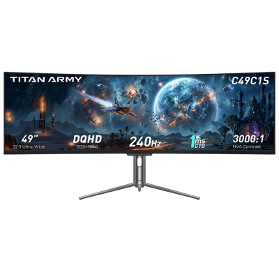 TITAN ARMY C49C1S Écran Gamer Incurvé 49" 240Hz