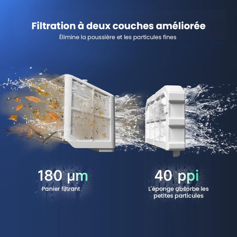 WYBOT S2 Vision Robot Nettoyeur de Piscine IA | Jusqu'à 300 m²