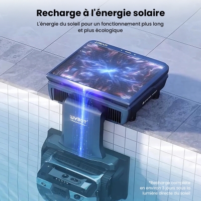 WYBOT S3 Robot de Piscine Sans Fil avec Vision IA & Vidage Auto