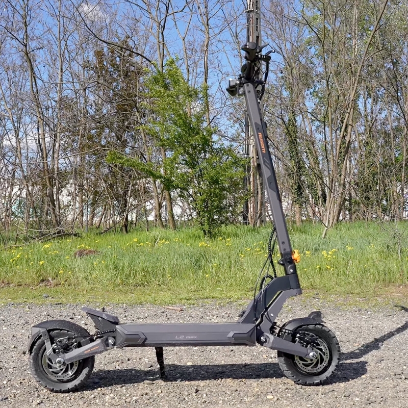 Ausom L2 Max Trottinette Électrique, Double moteur 2 x 1000 W, 48 V 20,8 Ah, Vitesse maximale de 25 km/h, Pneus 3 x 10 Pouces