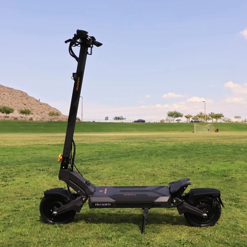 Ausom DT2 Pro Electric Scooter  2*1100W Motor  52V 23 4Ah  10*3 0 inch Tire  68km/h Max Speed  115km Max Range  Front 2