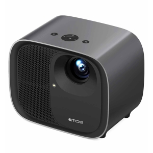 ETOE E3 Pro Vidéoprojecteur Intelligent Google TV 1080P, 600 ANSI Lumens, Auto Focus, 2.4G & 5G Projecteur Portable