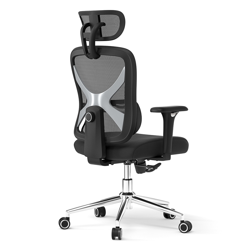 Chaise de Bureau Ergonomique ACGAM CG-5345M | Maille Respirante + Repose-pieds