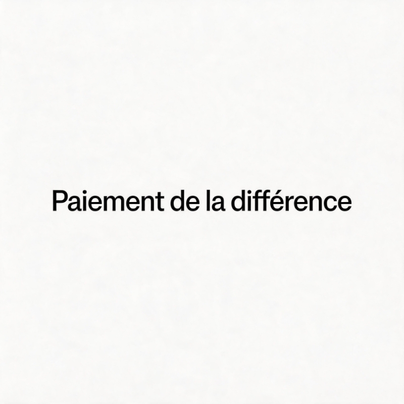 Spécial pour la différence de prix