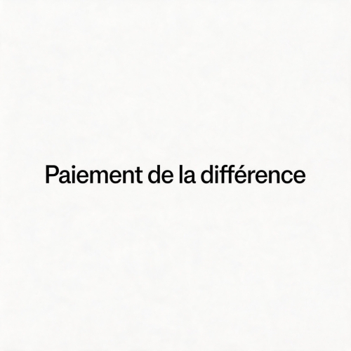 Spécial pour la différence de prix