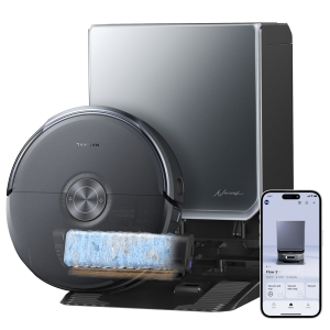 NARWAL Flow 2 Robot Aspirateur Laveur Tout-en-un, Aspiration 31000 Pa, Lavage 60°C, Station Autonettoyante 100°C, CarpetFocus