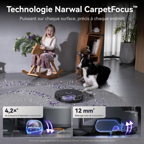 NARWAL Flow 2 : Robot Aspirateur Laveur Tout-en-un 31000 Pa
