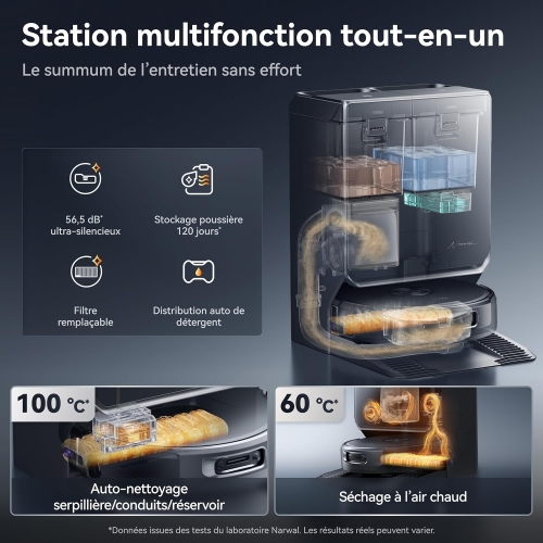 NARWAL Flow 2 : Robot Aspirateur Laveur Tout-en-un 31000 Pa