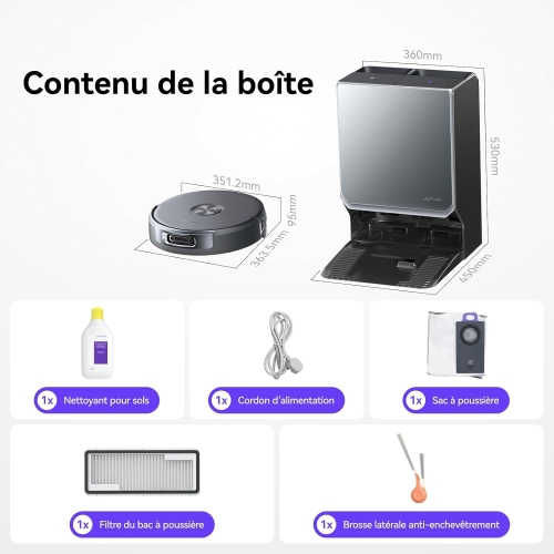 NARWAL Flow 2 : Robot Aspirateur Laveur Tout-en-un 31000 Pa