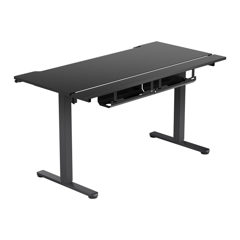 Bureau Assis-Debout Électrique ACGAM JSD5-A1-02 140 cm – Bureau Réglable en Hauteur avec LED et Mémoire