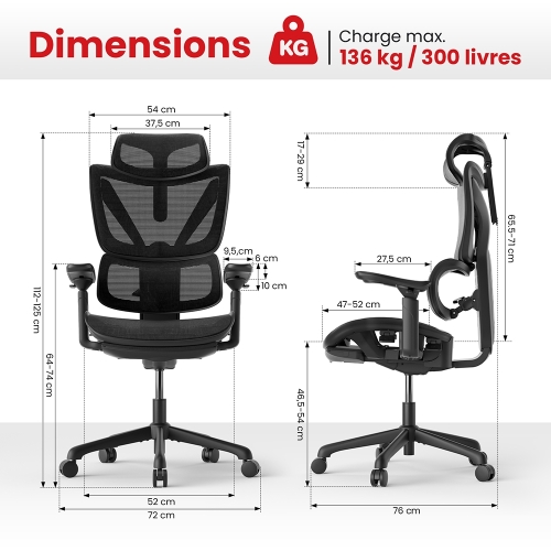 Chaise Gaming Ergonomique ACGAM CG-5245M