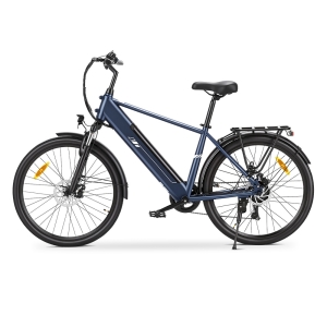 Touroll J2 (Roamer 2) Vélo électrique, 26", 250 W, Batterie 36 V 15,6 Ah, Vitesse Max 25 km/h, Autonomie Max 100 km, Bleu