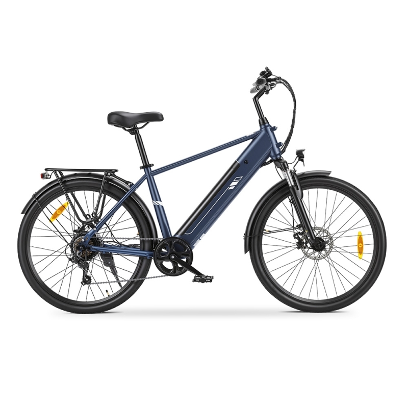 Touroll J2 Vélo Électrique Bleu | 250W & 100 km Autonomie