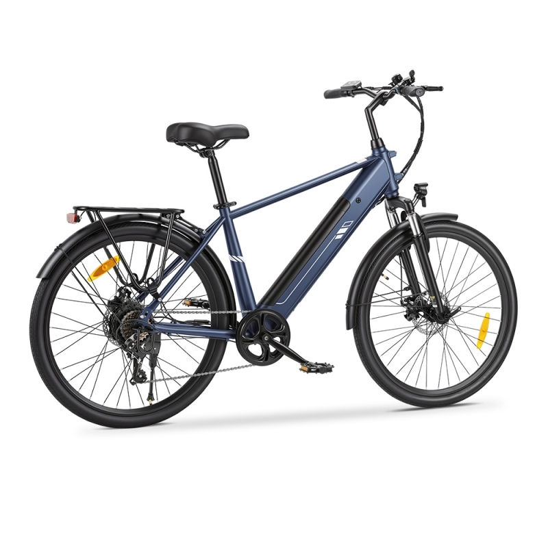 Touroll J2 Vélo Électrique Bleu | 250W & 100 km Autonomie