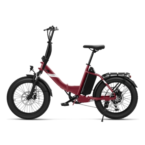 Touroll S3 : Vélo Électrique Tout-Terrain Pliable 20", Fat Bike 450W, 65km