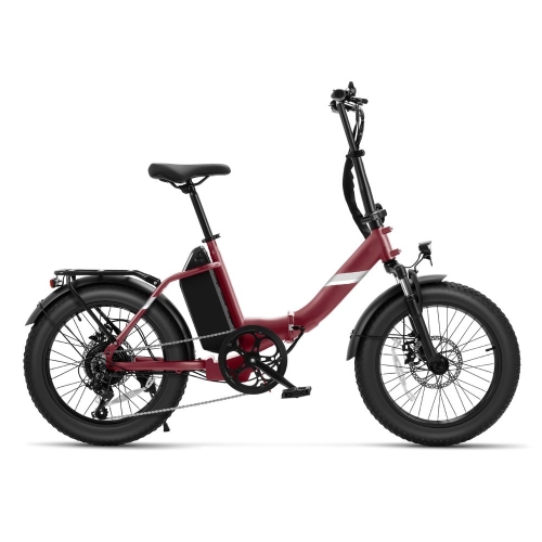 Touroll S3 : Vélo Électrique Tout-Terrain Pliable 20", Fat Bike 450W, 65km