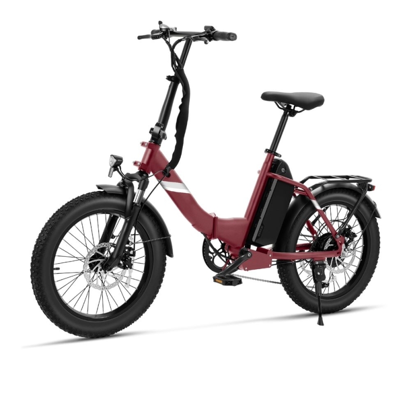 Touroll S3 : Vélo Électrique Tout-Terrain Pliable 20", Fat Bike 450W, 65km