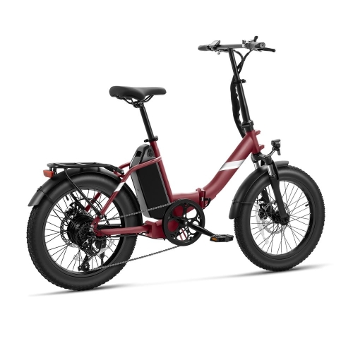 Touroll S3 : Vélo Électrique Tout-Terrain Pliable 20", Fat Bike 450W, 65km