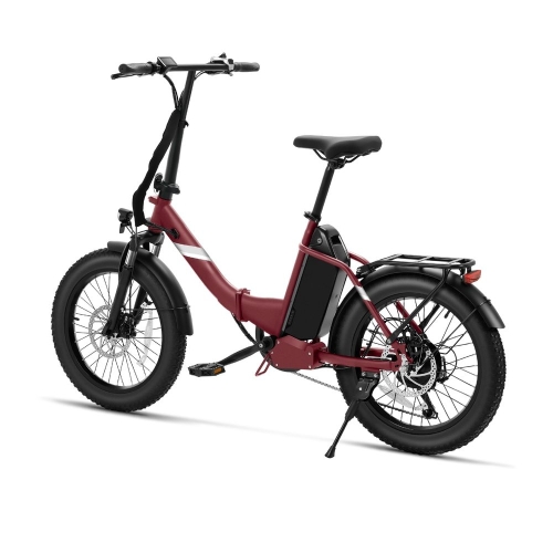 Touroll S3 : Vélo Électrique Tout-Terrain Pliable 20", Fat Bike 450W, 65km