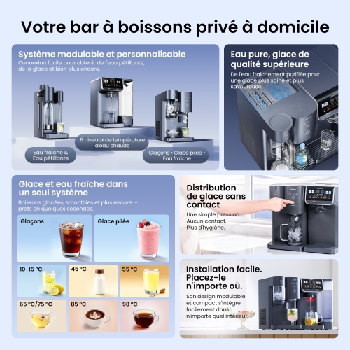 JIMMY Matrix I9 : Machine à Glaçons et Broyeur 150W