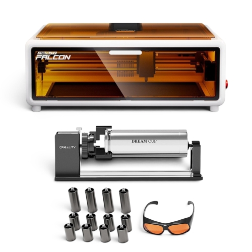 Pack Creality Falcon A1 10W + Kit Rotatif 3-en-1