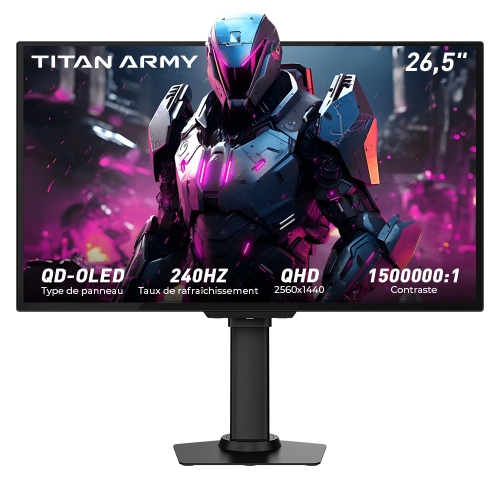TITAN ARMY G2785S Moniteur Gaming 26.5" QD-OLED 240Hz
