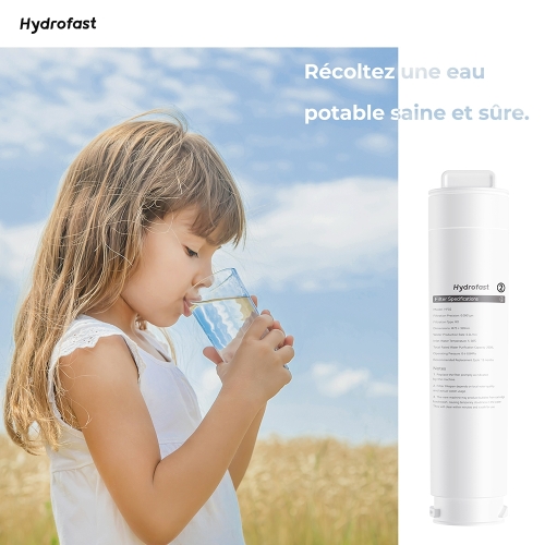 Hydrofast HF02 Filtre RO 0,0001 μm | Pour Purificateur W100