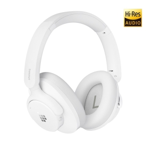 Tronsmart SOUNFII Q20S Casque Sans Fil à Réduction de Bruit Active Hybride, Audio Hi-Res, 60H d'Autonomie - Blanc