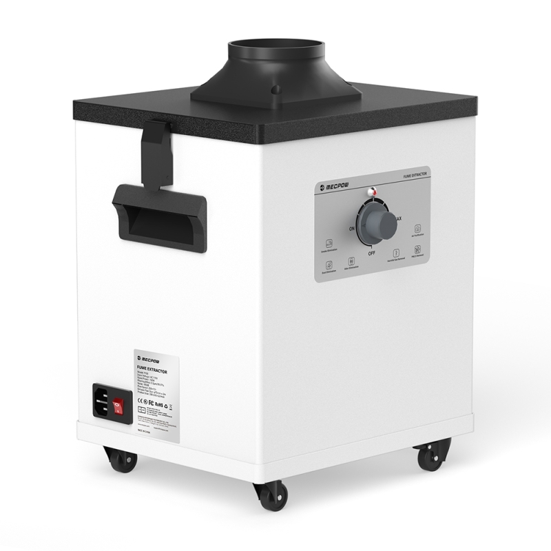 Mecpow P150 Extracteur de Fumée 150W pour Gravure Laser