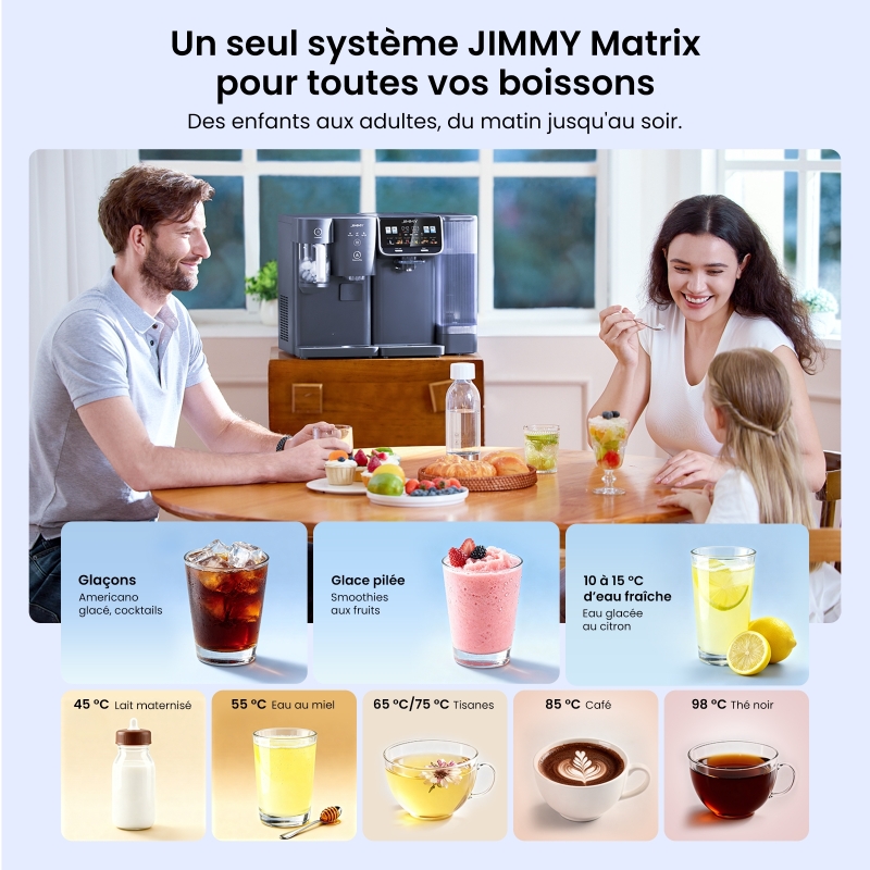 JIMMY Matrix M9 Pro & I9 : Purificateur RO et Machine à Glaçons
