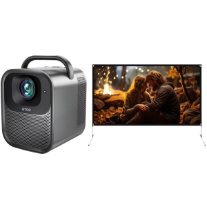 Pack ETOE Seal Pro, Vidéoprojecteur Google TV 1080p & Écran Portable 120", Autofocus, Dolby Audio