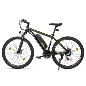 Touroll U1 26 VTT Électrique, Moteur 250 W, Batterie 468 Wh, 36 V 13 Ah, Autonomie 65 km, 21 Vitesses, Pneus 26", 25km/h